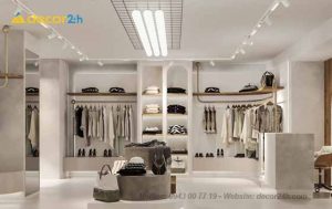Thi công cửa shop bán hàng