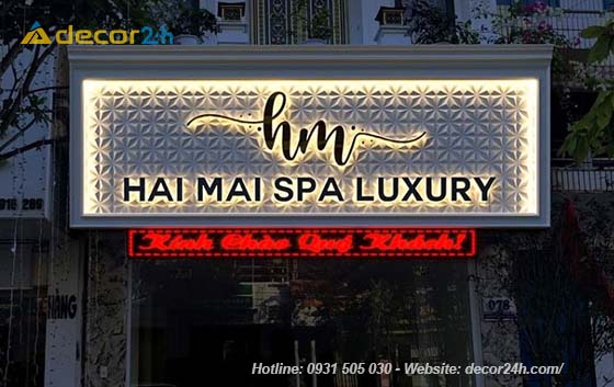 Bảng Hiệu Spa Bình Dương
