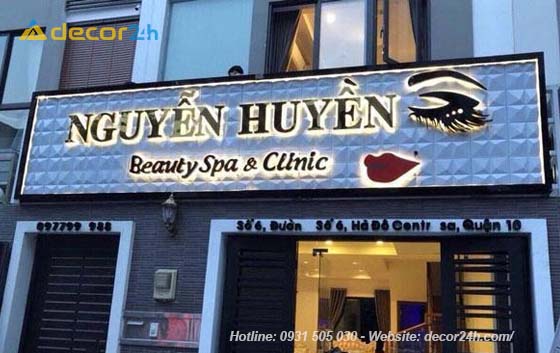 Bảng Hiệu Spa Bình Dương