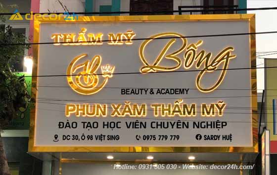 Biển Quảng Cáo Spa Bình Dương