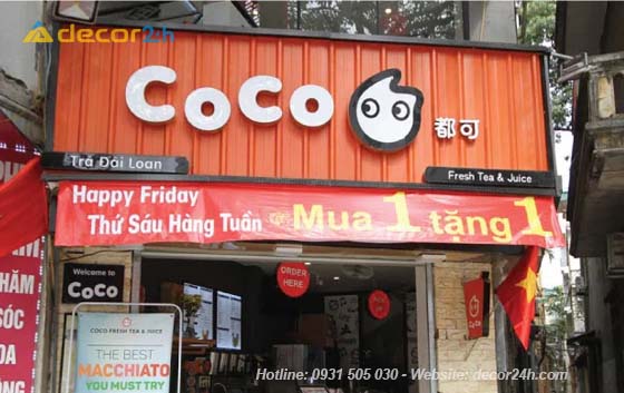 Biển Quảng Cáo Trà Sữa Bình Dương