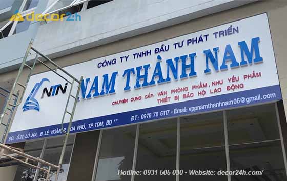 Làm Bảng Hiệu Công Ty Bình Dương