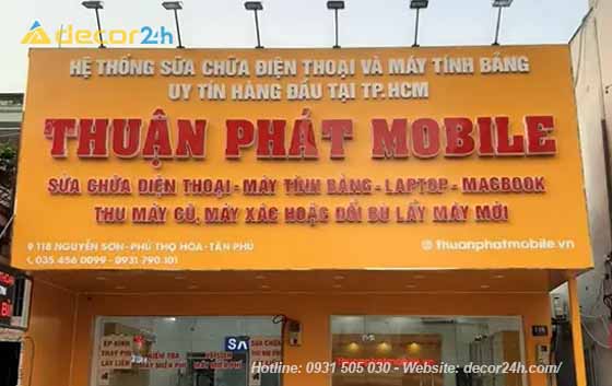 Làm Bảng Hiệu Điện Thoại Bình Dương