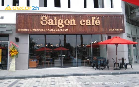 Làm bảng Hiệu Quán Cafe Bình Dương