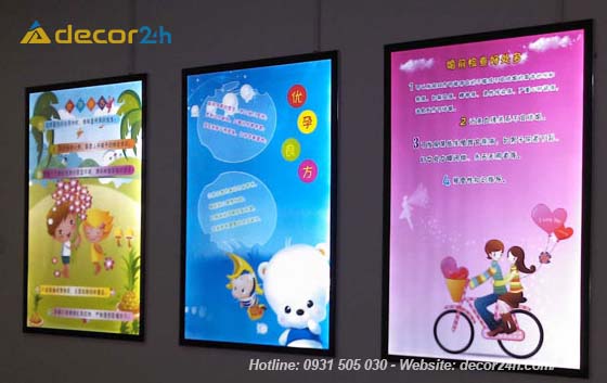 Làm biển hộp đèn led Bình Dương